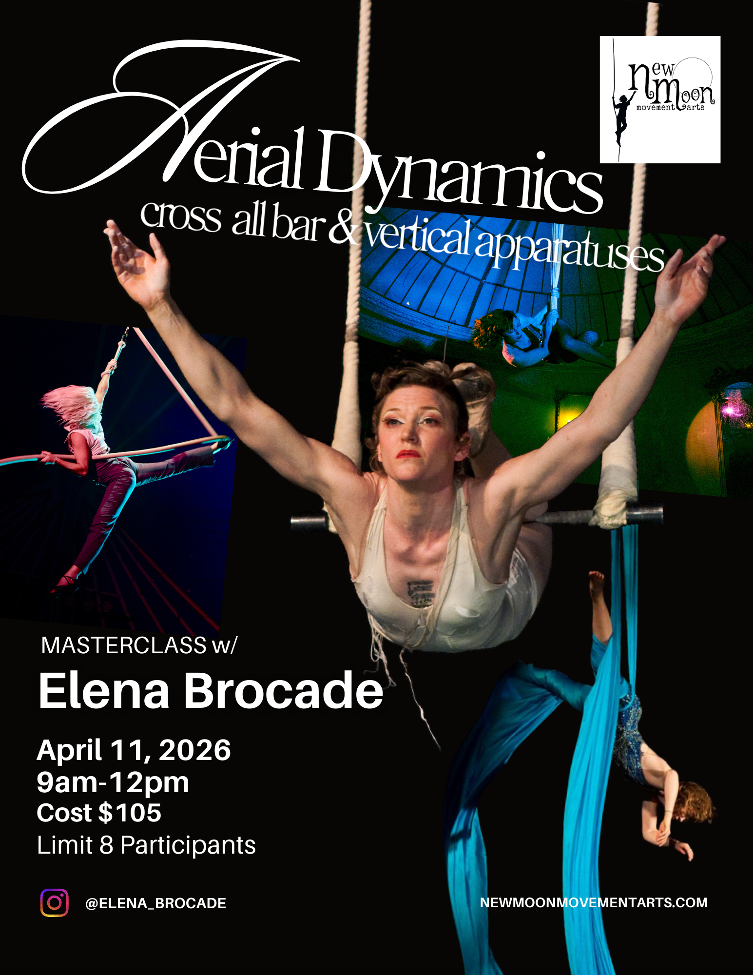 Aerial Dynamics – Across all Bar and Vertical Apparatuses